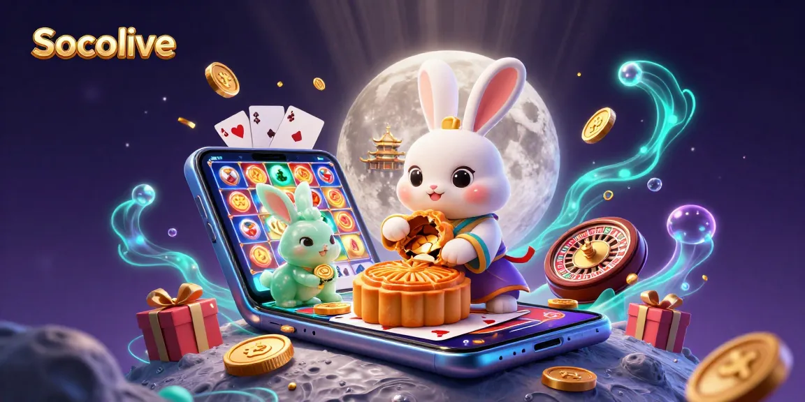 Socolive enhances gaming experiences with its dynamic and immersive casino-themed illustration.