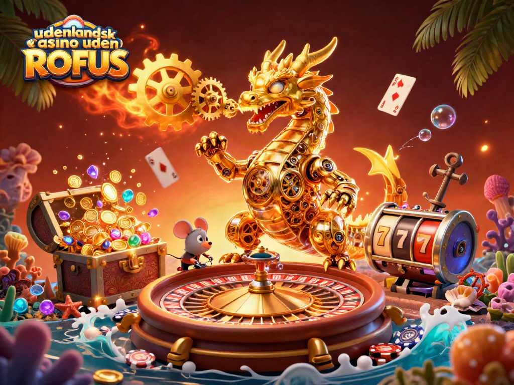 Play at udenlandsk casino uden ROFUS with golden dragon and exciting game elements.